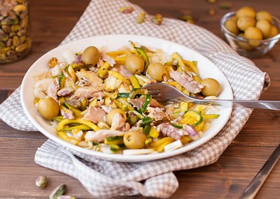 Salade de fenouil et courgette