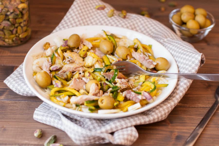 Salade de fenouil et courgettes