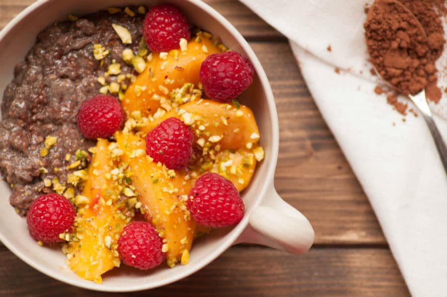 flan de chia
