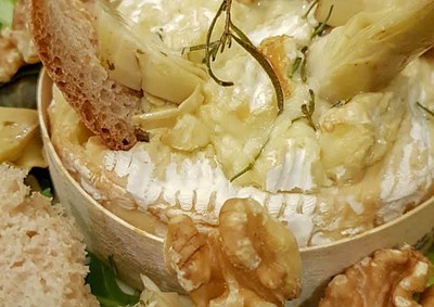 Camembert au four en version ameliorée